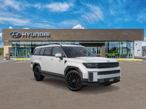 Serenity White 2026 Hyundai SANTA FE Calligraphy