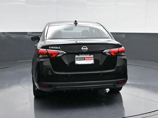 Black 2025 Nissan Versa 1.6 SV