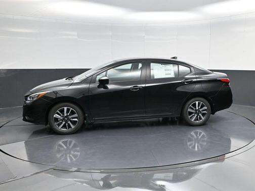Black 2025 Nissan Versa 1.6 SV
