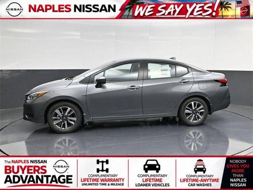 Gun Metallic 2025 Nissan Versa 1.6 SV