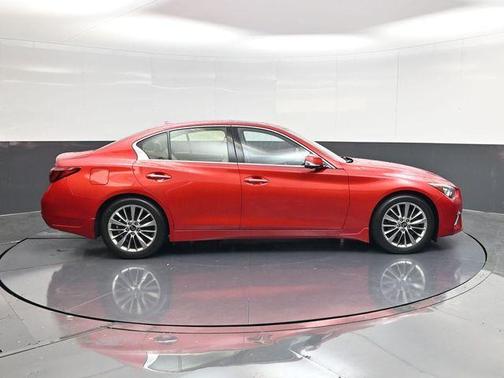 Dynamic Sunstone Red 2023 INFINITI Q50 LUXE
