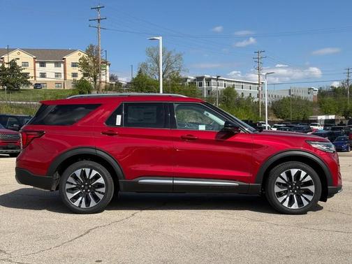 Rapid Red Metallic Tinted Clearcoat 2026 Ford Explorer Platinum
