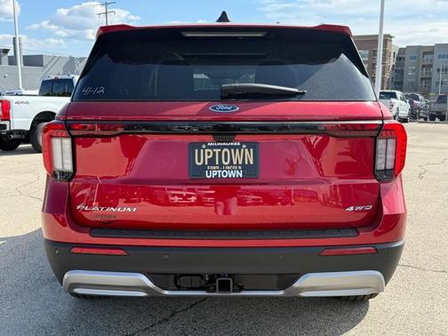 Rapid Red Metallic Tinted Clearcoat 2026 Ford Explorer Platinum