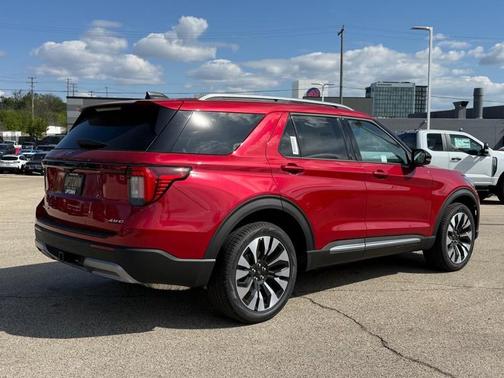 Rapid Red Metallic Tinted Clearcoat 2026 Ford Explorer Platinum