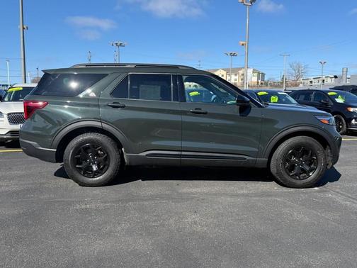Forged Green Metallic 2023 Ford Explorer Timberline