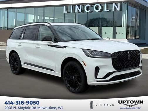 Pristine White Metallic Tri-Coat Clearcoat 2027 Lincoln Aviator Reserve AWD