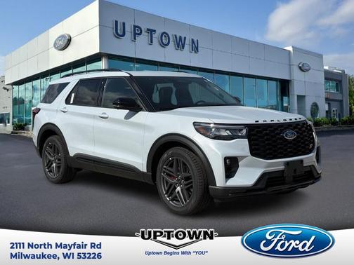 Space White Metallic 2026 Ford Explorer ST