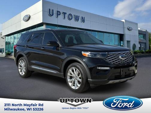 AGATE BLACK METALLIC 2023 Ford Explorer Platinum
