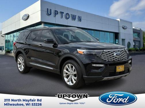 AGATE BLACK METALLIC 2023 Ford Explorer Platinum