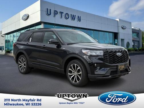 AGATE BLACK METALLIC 2026 Ford Explorer ST-Line