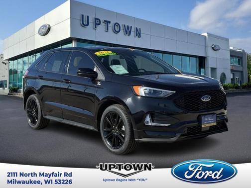 Agate Black Metallic 2022 Ford Edge ST Line