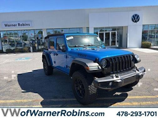 Hydro Blue Pearl 2024 Jeep Wrangler Sport