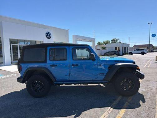 Hydro Blue Pearl 2024 Jeep Wrangler Sport
