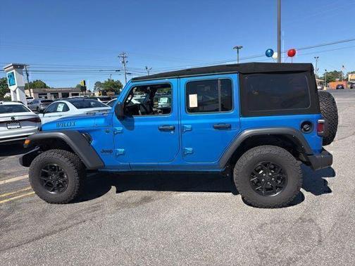 Hydro Blue Pearl 2024 Jeep Wrangler Sport