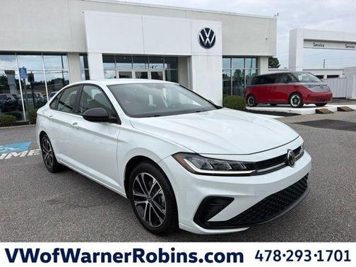 Pure White 2025 Volkswagen Jetta 1.5T Sport