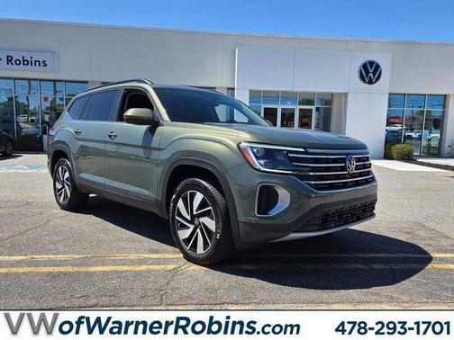 Avocado Green Pearl 2026 Volkswagen Atlas 2.0T SE W/TECHNOLOGY