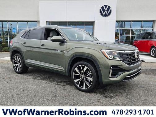 Avocado Green Pearl 2026 Volkswagen Atlas Cross Sport 2.0T SEL Premium R-Line