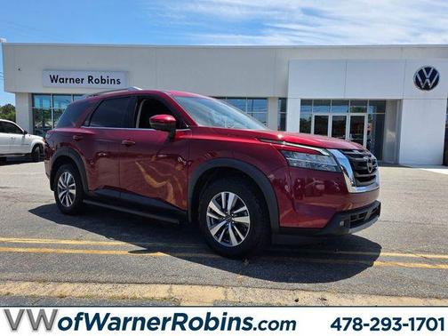 Scarlet Ember 2022 Nissan Pathfinder SL