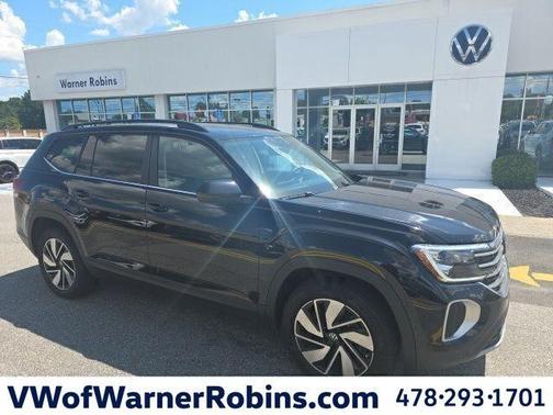 Deep Black Pearl Effect 2026 Volkswagen Atlas 2.0T SE W/TECHNOLOGY