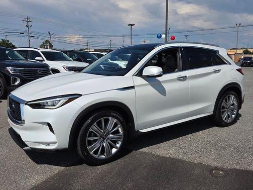 Radiant White 2023 INFINITI QX50 SENSORY