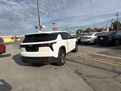Summit White 2024 Chevrolet Traverse LS