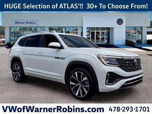 Opal White Pearl 2026 Volkswagen Atlas 2.0T SEL Premium R-Line