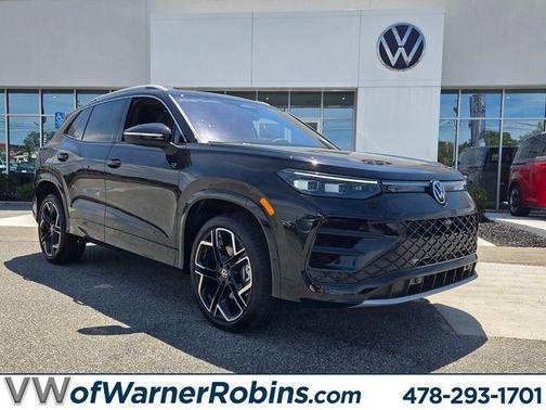 Deep Black Pearl Effect 2026 Volkswagen Tiguan 2.0T SEL R-Line Turbo