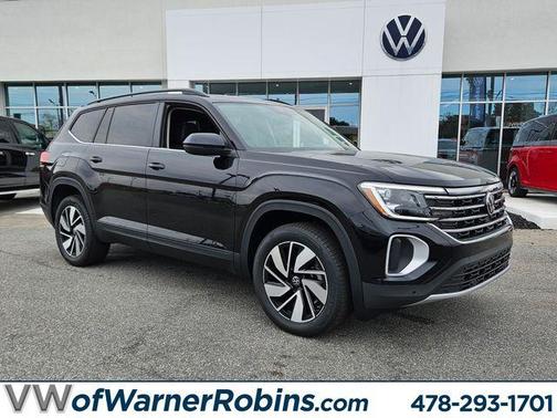 Deep Black Pearl Effect 2026 Volkswagen Atlas 2.0T SE W/TECHNOLOGY
