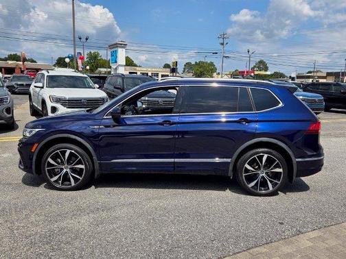 Atlantic Blue 2022 Volkswagen Tiguan 2.0T SEL R-Line