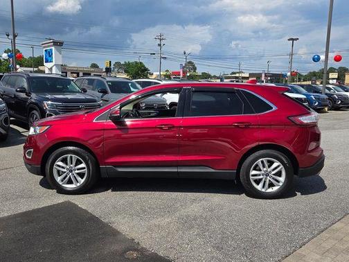 Ruby Red Metallic 2018 Ford Edge SEL