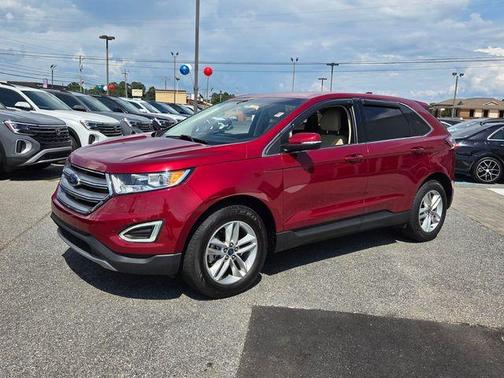 Ruby Red Metallic 2018 Ford Edge SEL