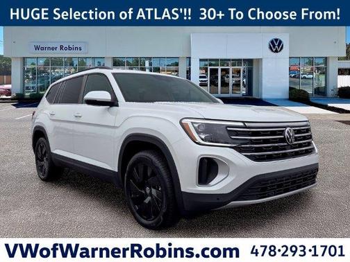 Opal White Pearl 2026 Volkswagen Atlas 2.0T SE W/TECHNOLOGY