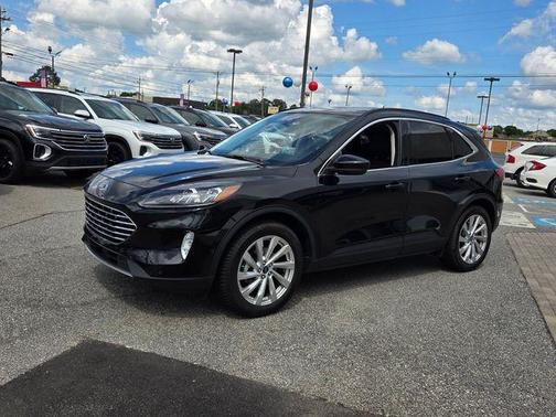 Agate Black 2021 Ford Escape Titanium Hybrid