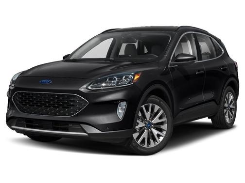 Agate Black 2021 Ford Escape Titanium Hybrid
