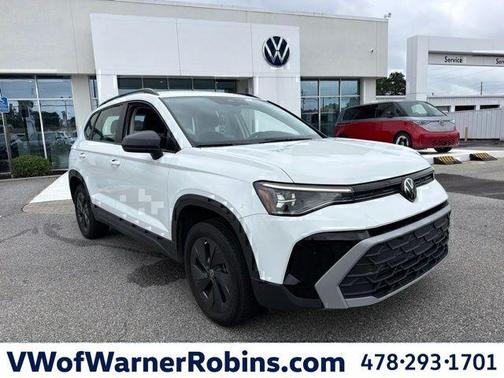 Pure White 2025 Volkswagen Taos 1.5T S