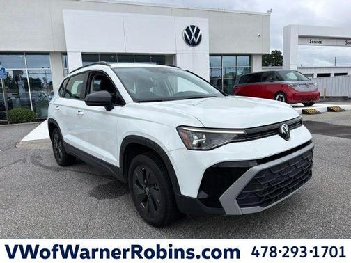 Pure White 2025 Volkswagen Taos 1.5T S