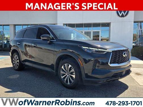 Mineral Black 2023 INFINITI QX60 Pure