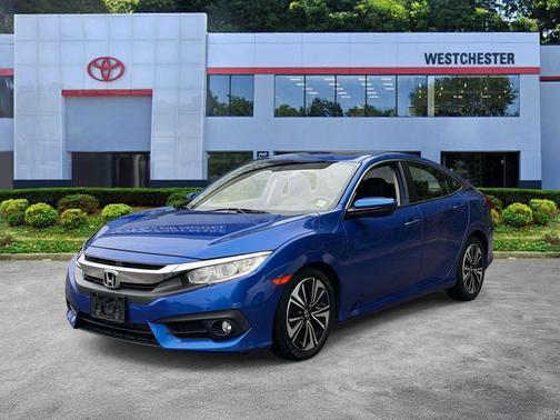 Aegean Blue Metallic 2016 Honda Civic EX-L