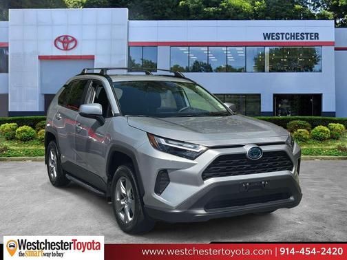 Silver Sky Metallic 2024 Toyota RAV4 Hybrid XLE
