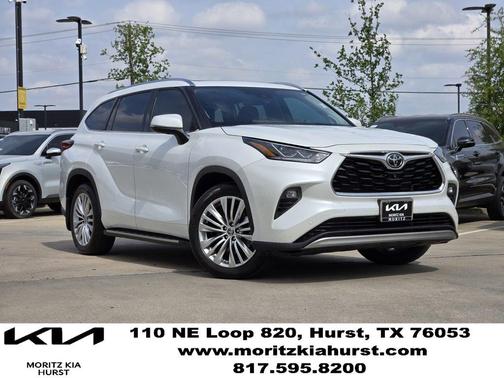 Wind Chill Pearl 2022 Toyota Highlander Platinum