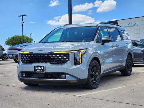 Ceramic Silver 2026 Kia Carnival Hybrid SX