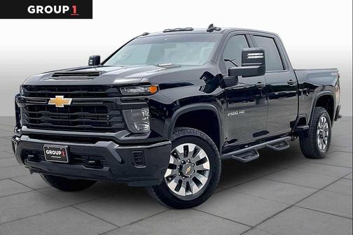 Black 2025 Chevrolet Silverado 2500 Custom