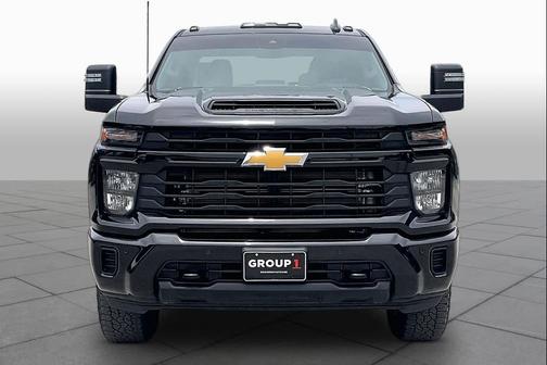 Black 2025 Chevrolet Silverado 2500 Custom