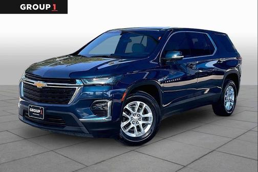 Northsky Blue Metallic 2023 Chevrolet Traverse LS