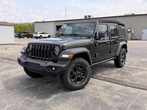 Black Clearcoat 2020 Jeep Wrangler Unlimited Willys