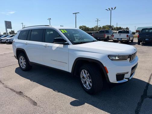 Bright White Clearcoat 2021 Jeep Grand Cherokee L Limited