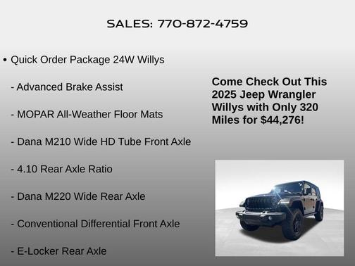 2025 Jeep Wrangler Willys