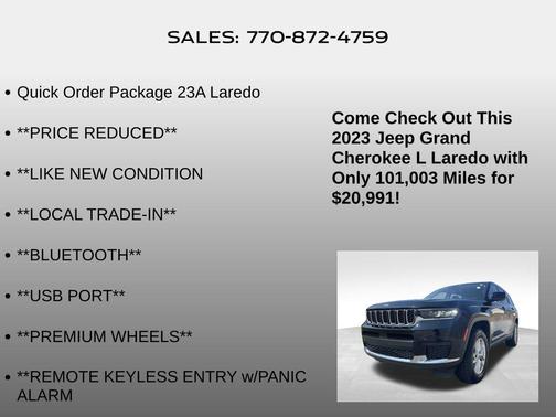2023 Jeep Grand Cherokee L Laredo