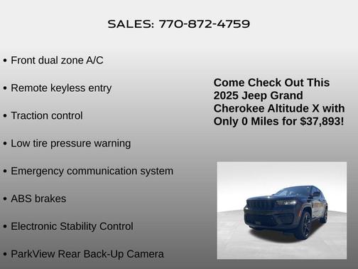 2025 Jeep Grand Cherokee Altitude