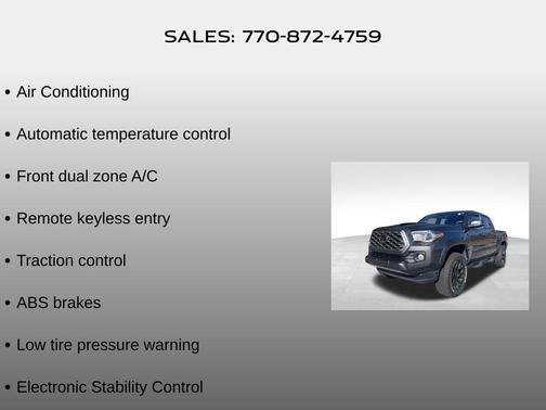 2021 Toyota Tacoma TRD Sport